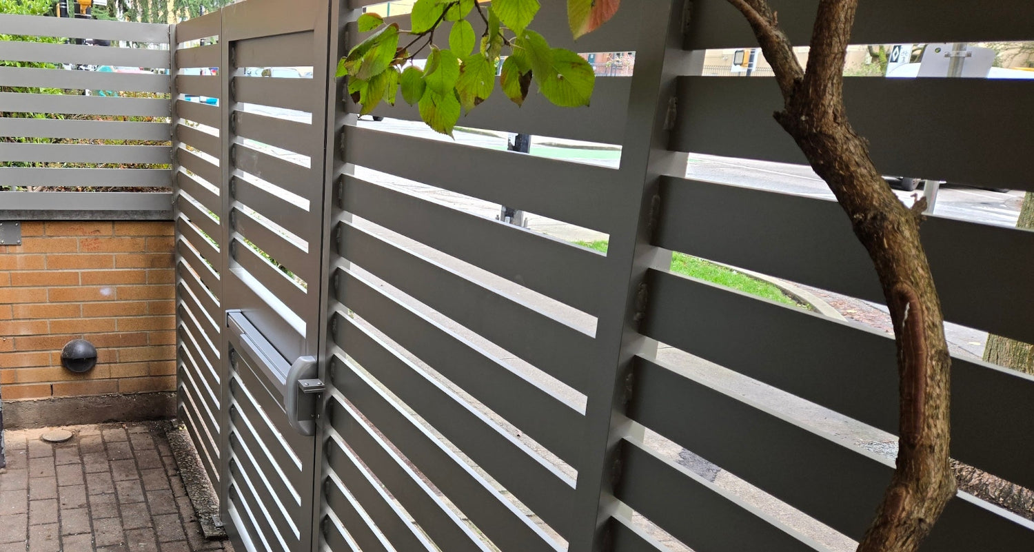 Aluminum Semi Privacy Fence Kit