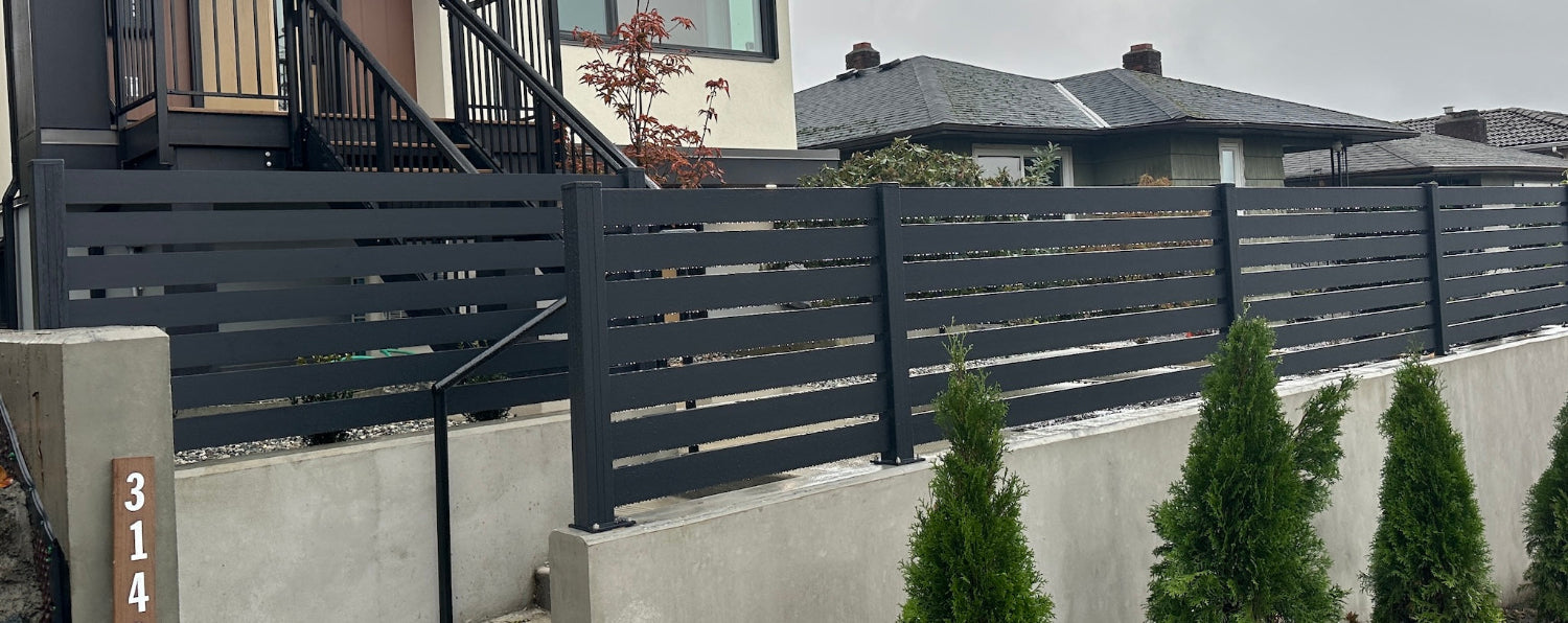 Aluminum Semi Privacy Fence Kit