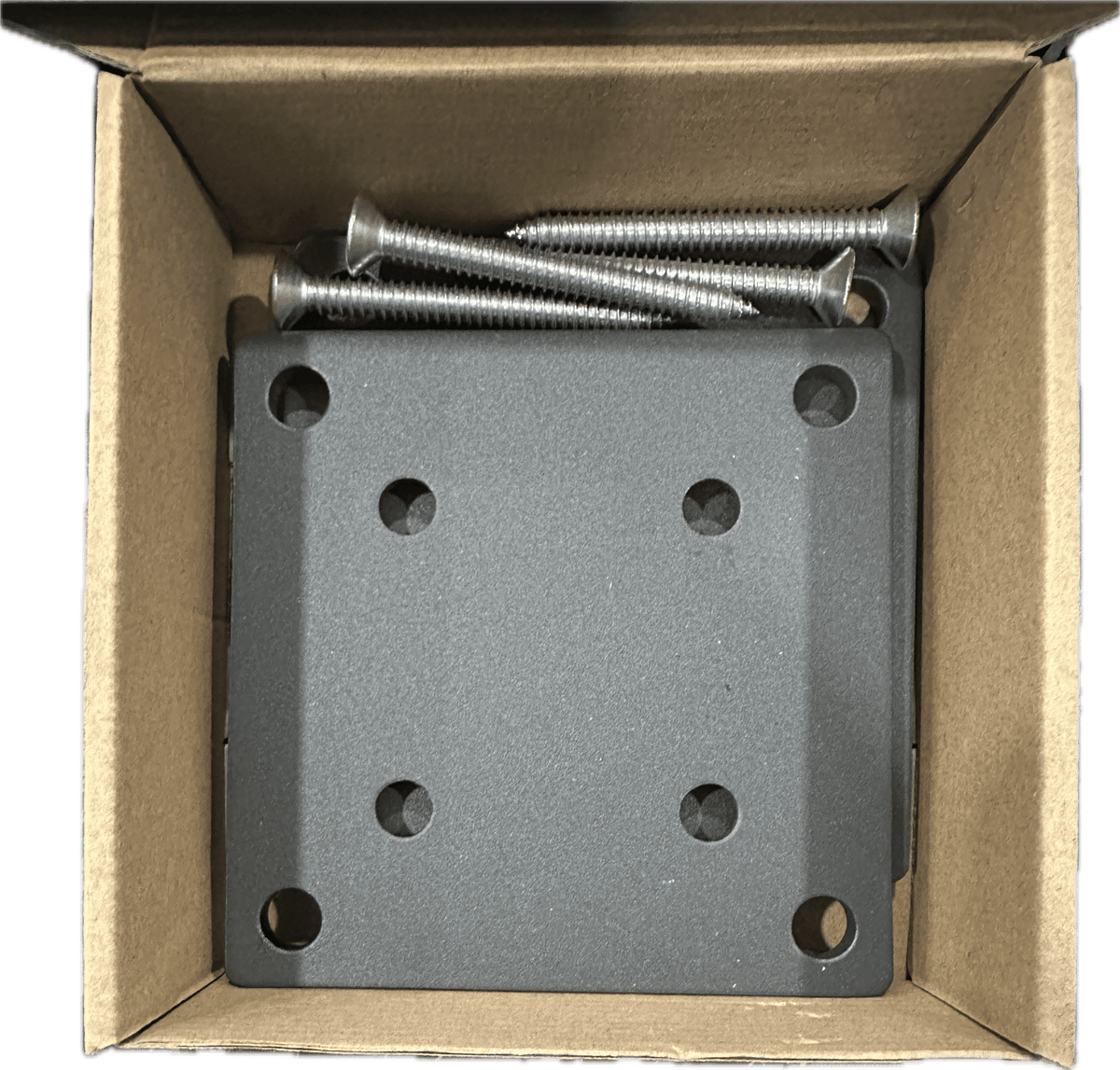Base plates with screws