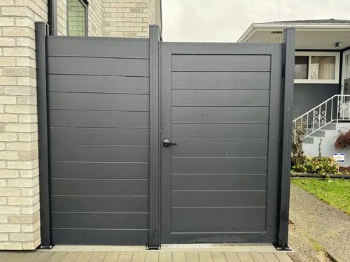 Aluminum Gate with Door Stopper