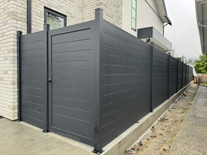 Aluminum Gate with Door Stopper