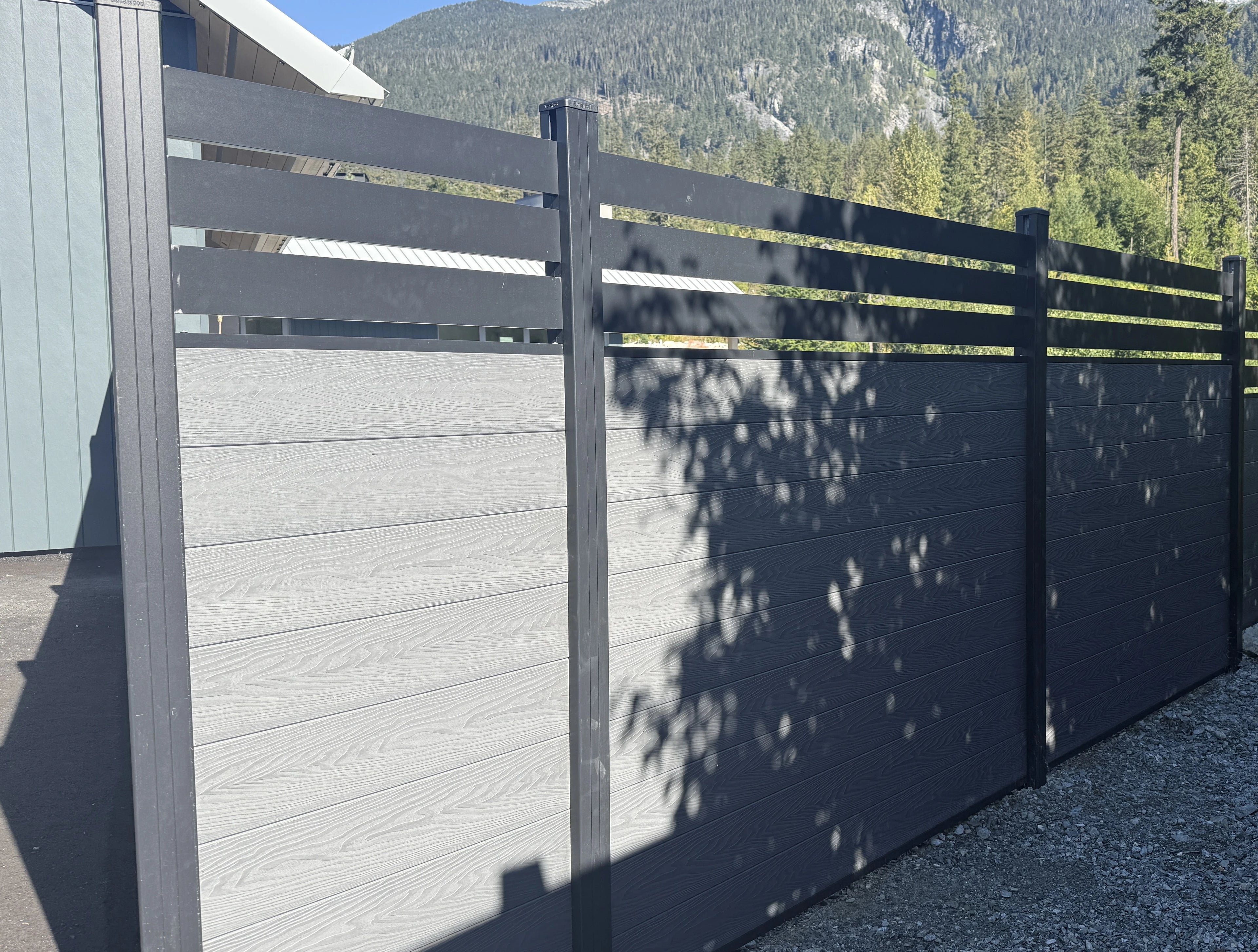 Stylish Semi privacy and Composite Fence
