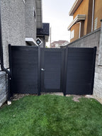 Aluminum Gate with Door Stopper
