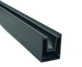 Aluminum fence top rail for full privacy